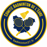 Logo Comité Badminton de L'Eure