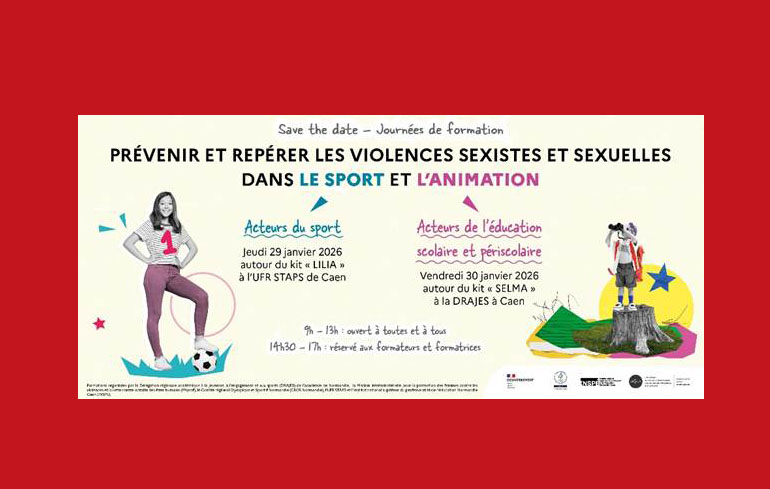 Formations « Lutte contre les violences dans le sport et l’animation » – 29&30 janvier 2026.