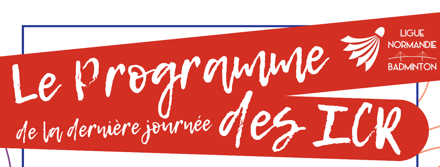 Interclubs Régionaux 2025/2026: programme de la dernière journée.