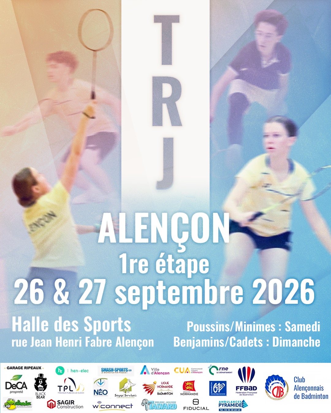 1ère étape du Trophée Régional Jeunes 2026-2027.